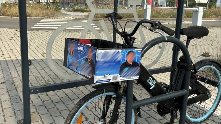 Élections communales : Un candidat MR utilise des vélos pour faire campagne à Namur