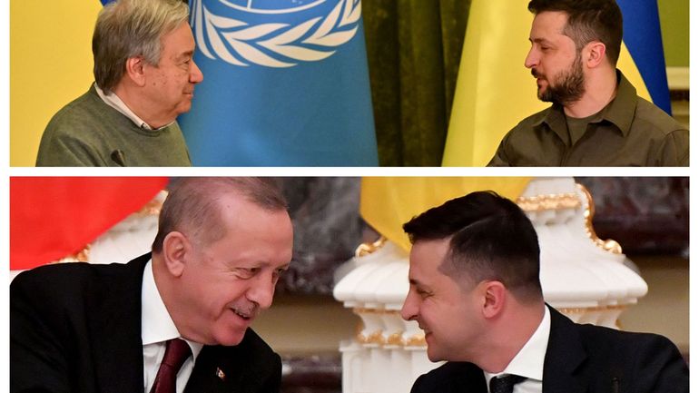 Guerre en Ukraine : Zelensky, Erdogan et Guterres vont se rencontrer jeudi à Lviv