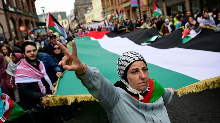 Eurovision : des milliers de manifestants pro-palestiniens dans les rues de Malmö