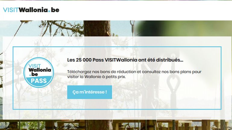 Nouveau succès pour les pass VisitWallonia, écoulés en quelques minutes