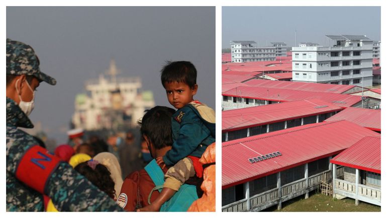 Bangladesh : des milliers de Rohingyas dénoncent leurs conditions de vie sur une île battue par les cyclones