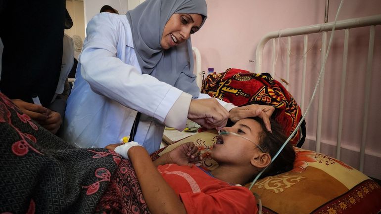 Guerre Israël-Gaza : la campagne de vaccins contre la polio a démarré dans le centre de la bande de Gaza