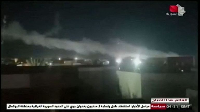Syrie : des obus auraient été lancés par des milices pro-Iran sur une base américaine de Deir Ezzor (est du pays)