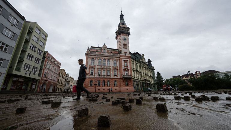 Dépression Boris : un lundi plein de boue et de désespoir à Krnov, une ville tchèque inondée