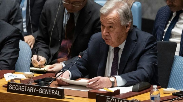 Guerre Israël-Gaza: le chef de l'ONU dénonce la 