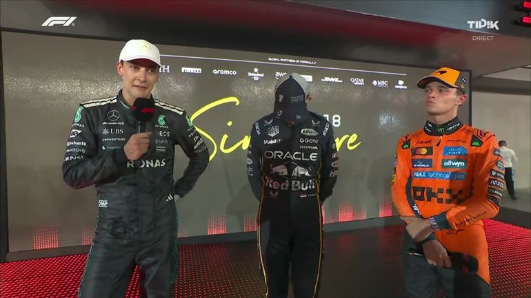 F1 Singapour – Russell heureux après son succès : "Incroyable de gagner sur un circuit qui ne m’a pas souri par le passé"