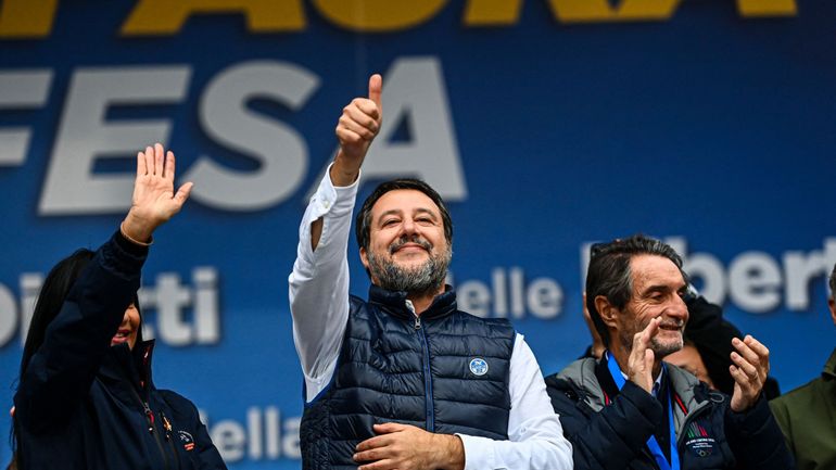 Matteo Salvini réunit les partis d'extrême droite à Florence : 