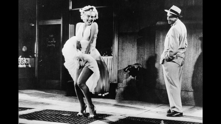 marilyn robe blanche