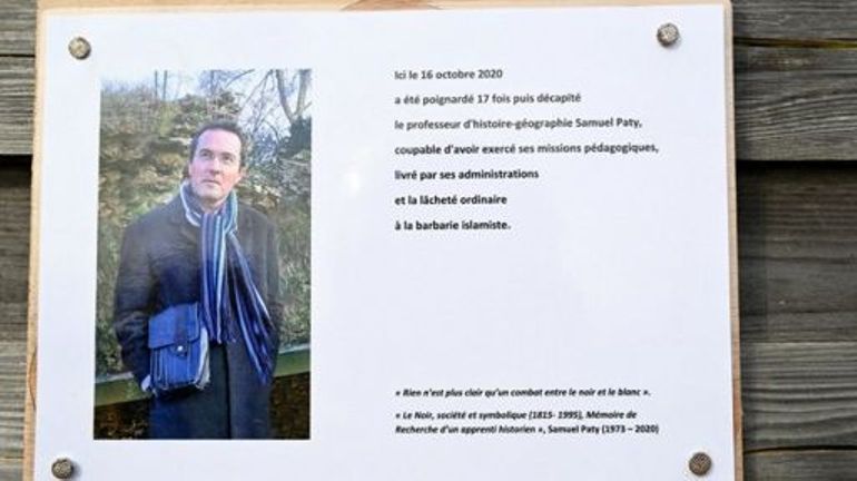 Assassinat de Samuel Paty en France : huit majeurs jugés fin 2024
