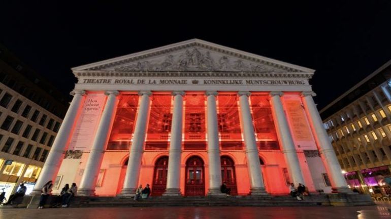 L’opéra de La Monnaie se colore de rouge à l’occasion de la Journée mondiale du cœur