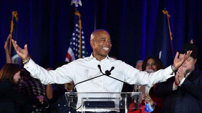 USA : le démocrate afro-américain Eric Adams remporte la mairie de New York