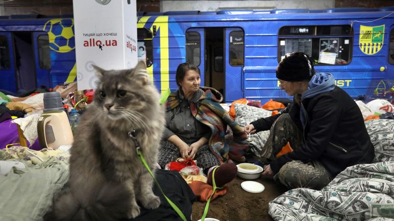 Guerre en Ukraine : à Kharkiv, l'inconfort rassurant du métro difficile à quitter pour les habitants
