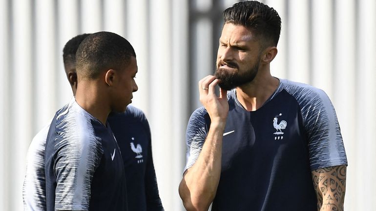 De l’eau dans le gaz entre Giroud et Mbappé avant l’Euro ? "C’est un non-sujet"
