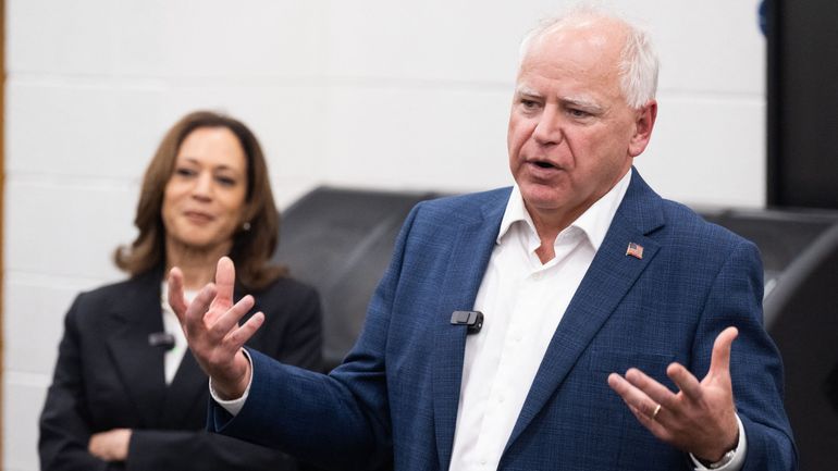 Droits LGBTQIA + : Tim Walz, le colistier de Kamala Harris, visé par un flot de désinformation aux États-Unis