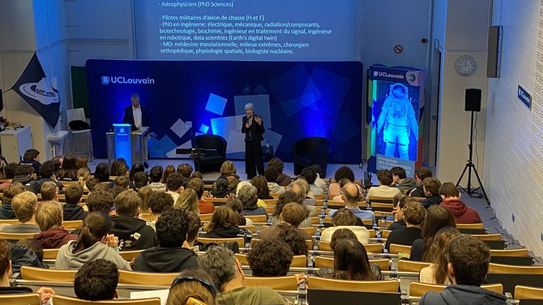 L'astronaute Claudie Haigneré, invitée d'honneur du Space Day à Louvain-la-Neuve
