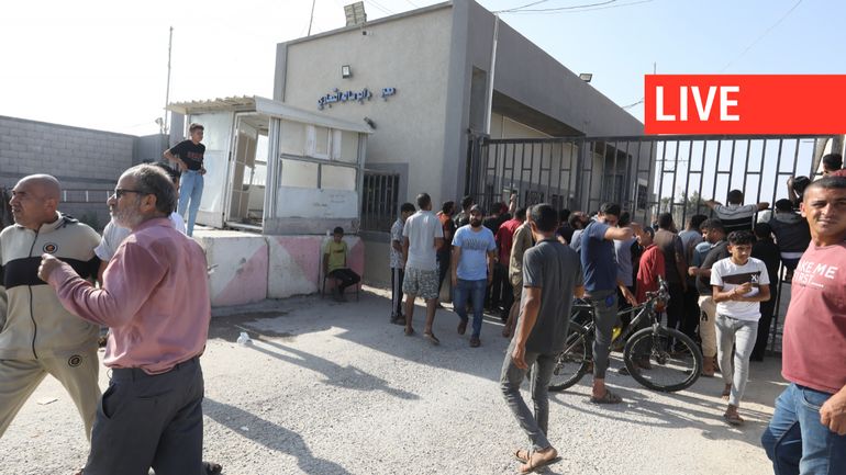 Direct - Guerre Israël-Gaza : aucune évacuation de blessés palestiniens, d'étrangers et de binationaux n'a eu lieu aujourd'hui via le terminal de Rafah