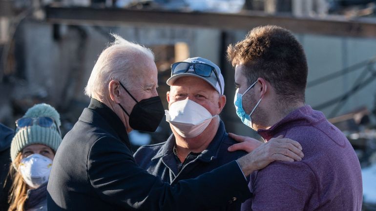 Incendies dans le Colorado : Joe Biden a rencontré des sinistrés