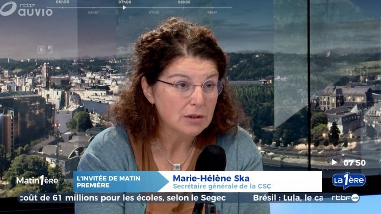 Marie-Hélène Ska, secrétaire générale de la CSC : face à l'envolée des prix de l'énergie, 