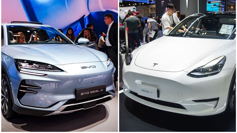 Le constructeur chinois BYD devance pour la première fois Tesla dans les livraisons de véhicules électriques