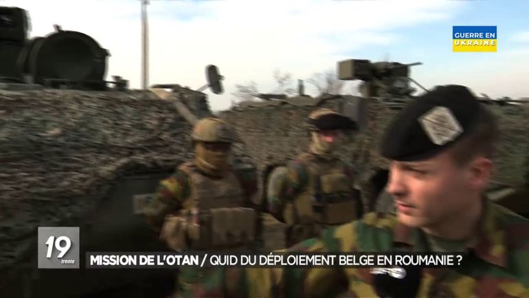 Guerre en Ukraine : les militaires belges ont pris leurs quartiers pour l'Otan en Roumanie