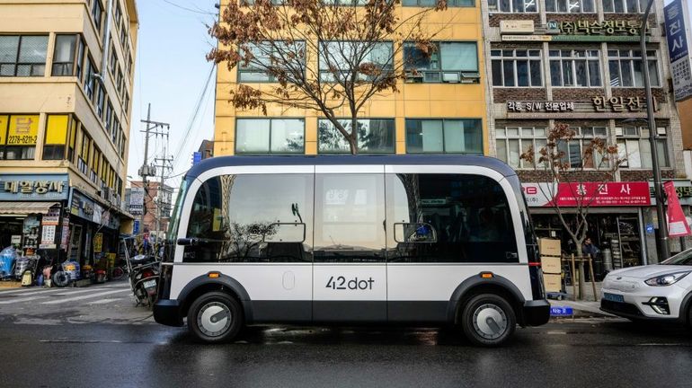 Séoul lance son premier bus sans conducteur