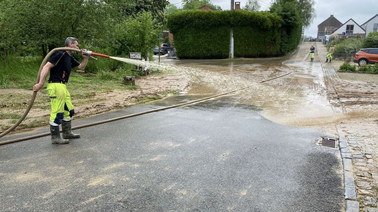 Inondations à Chastre : 
