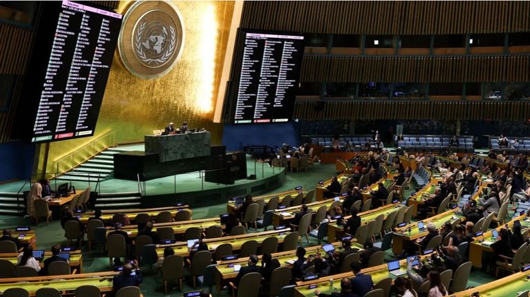 L'Assemblée générale de l'ONU soutient un futur État palestinien mais sans le Hamas : 