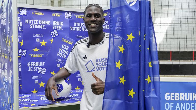 Forest : un tournoi de foot avec Onana pour motiver les jeunes à voter aux élections européennes