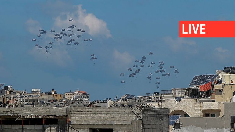 Direct - Guerre Israël-Gaza : les autorités du Hamas annoncent sept morts noyés en tentant de récupérer en mer de l'aide parachutée