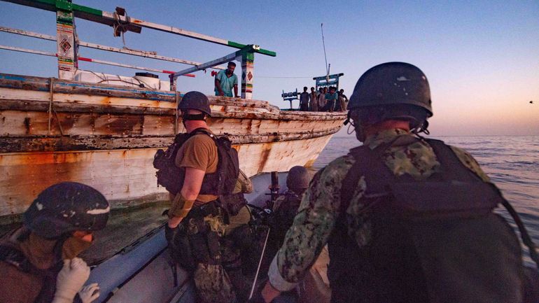 La marine américaine intercepte un bateau en provenance d'Iran