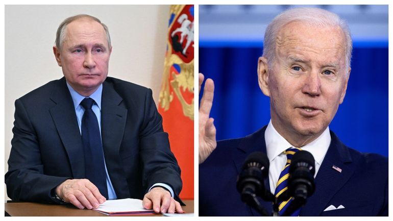 Pourparlers sur l'Ukraine : Joe Biden et Vladimir Poutine se parleront au téléphone samedi, annonce la Maison Blanche