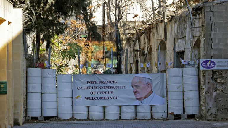 Le pape François est arrivé à Chypre pour une visite de deux jours