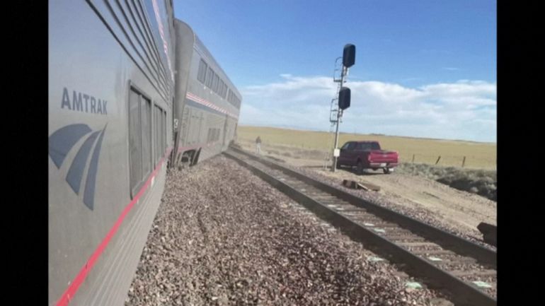 Le train Empire Builder d'Amtrak déraille dans l'État américain du Montana, au moins trois morts