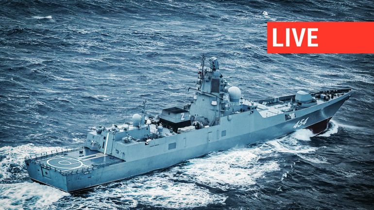 Direct - Guerre en Ukraine : la frégate russe Amiral Gorshkov, et ses missiles hypersoniques Zircon, sous haute surveillance