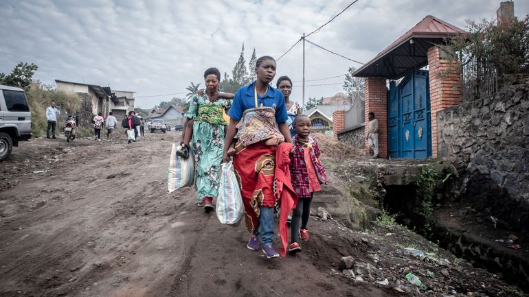 Eruption volcanique en RDC : la ville de Goma est désertée tandis que le volcan semble s'apaiser