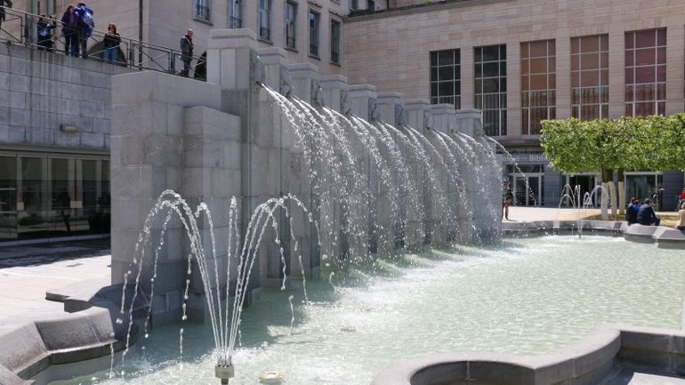 La fontaine monumentale du Mont des Arts : déjà en panne malgré une restauration à hauteur de 470.000 euros