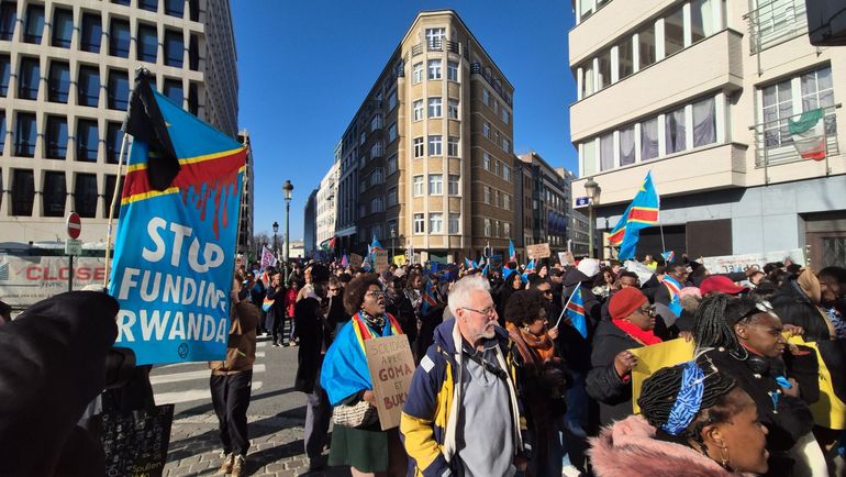 Bruxelles : manifestation pour exiger des actions concrètes afin de mettre fin à la guerre en RDC