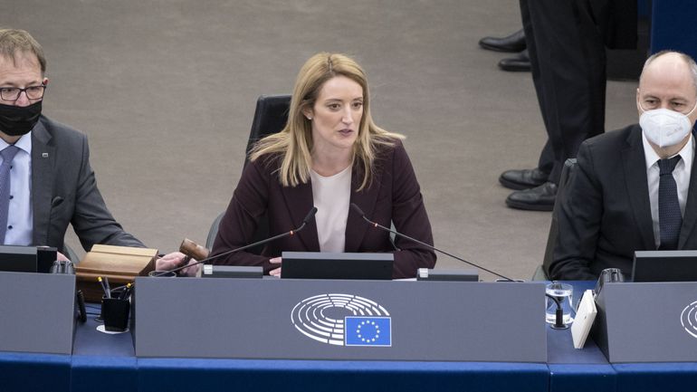 Corruption au Parlement européen : Roberta Metsola s'exprime ce lundi