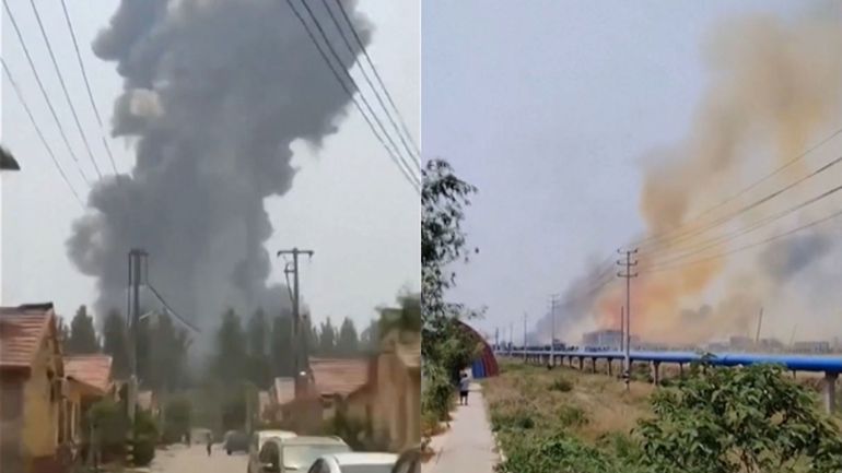 Chine : une forte explosion dans une usine chimique, le bilan humain encore inconnu