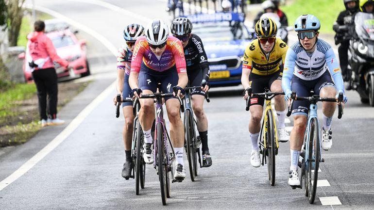 Direct vidéo - Liège-Bastogne-Liège femmes : quatre coureuses comptent 30 secondes d'avance