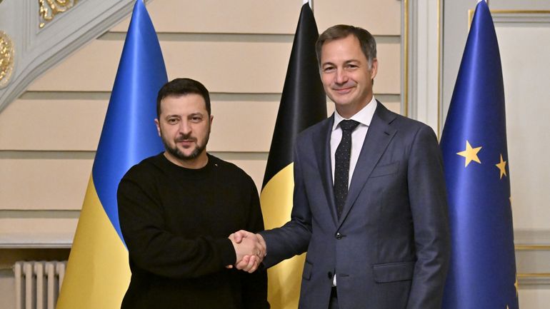 Rencontre Zelensky-De Croo : la Belgique fournira des F-16 à l'Ukraine et débloque un fonds d'aide de 1,7 milliard d'euros