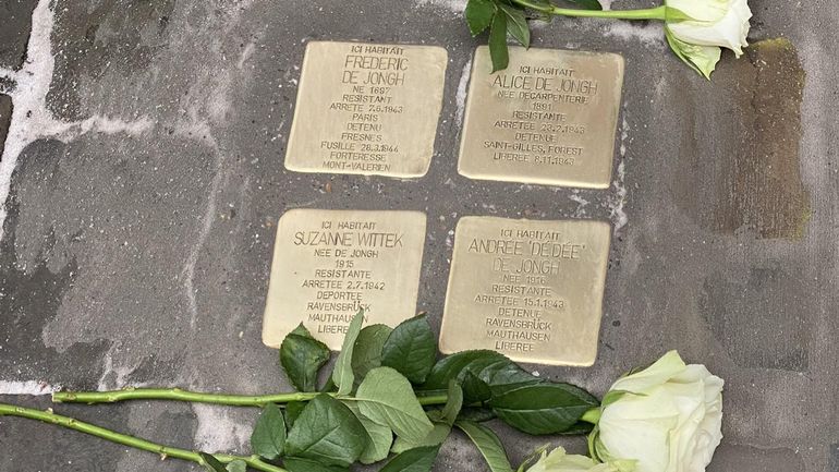 Schaerbeek : treize pavés de mémoire posés en l'honneur des victimes du nazisme