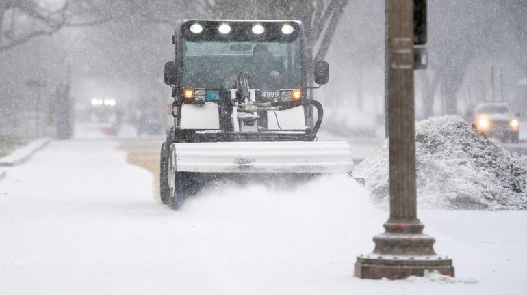 Une tempête hivernale 