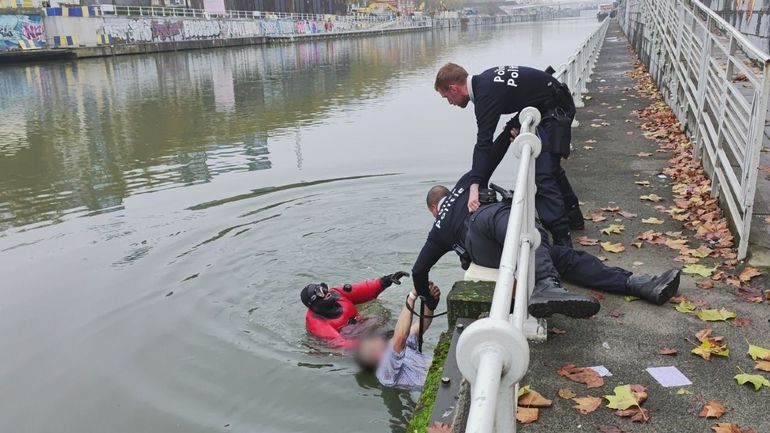Bruxelles : les pompiers interviennent pour deux chutes dans le canal