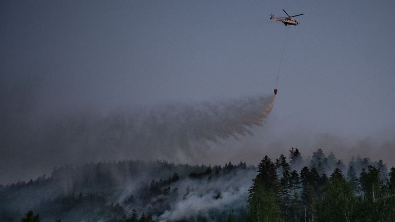 France : un important incendie de forêt est en cours près de Saint-Dié, 200 pompiers mobilisés
