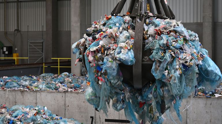 Davantage de plastique recyclé l'an dernier, grâce au nouveau sac bleu