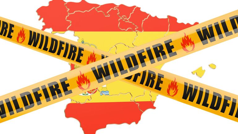 Espagne : près de Valence, 180 personnes évacuées suite à un incendie attisé par des températures anormalement élevées