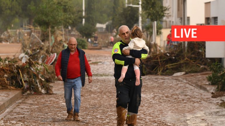 Direct - Inondations en Espagne : le gouvernement décrète un deuil national de trois jours