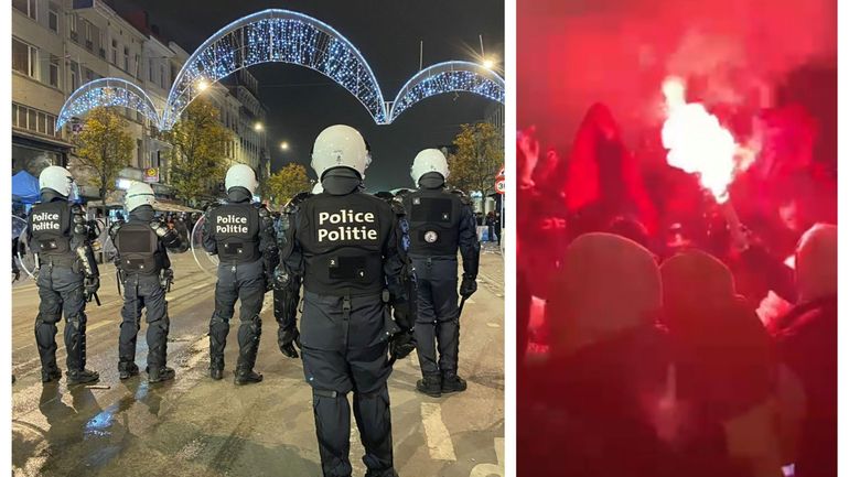 Bruxelles-Ville : le calme est revenu après la liesse liée à la qualification du Maroc au Qatar, 18 arrestations administratives