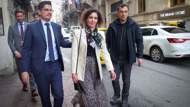 Hadja Lahbib apporte son soutien au maire d'Istanbul condamné mercredi à plus de 2 ans de prison